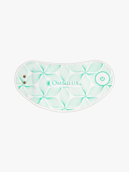 Omnilux Eye Brightener LED Device in branded component on a light gray background