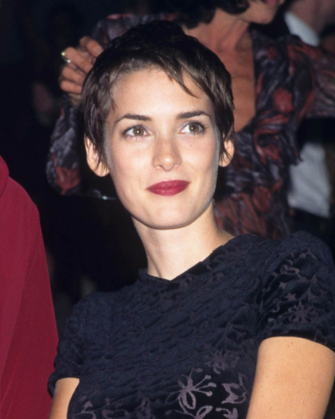 Winona Ryders Bixie  90s hair inspiration